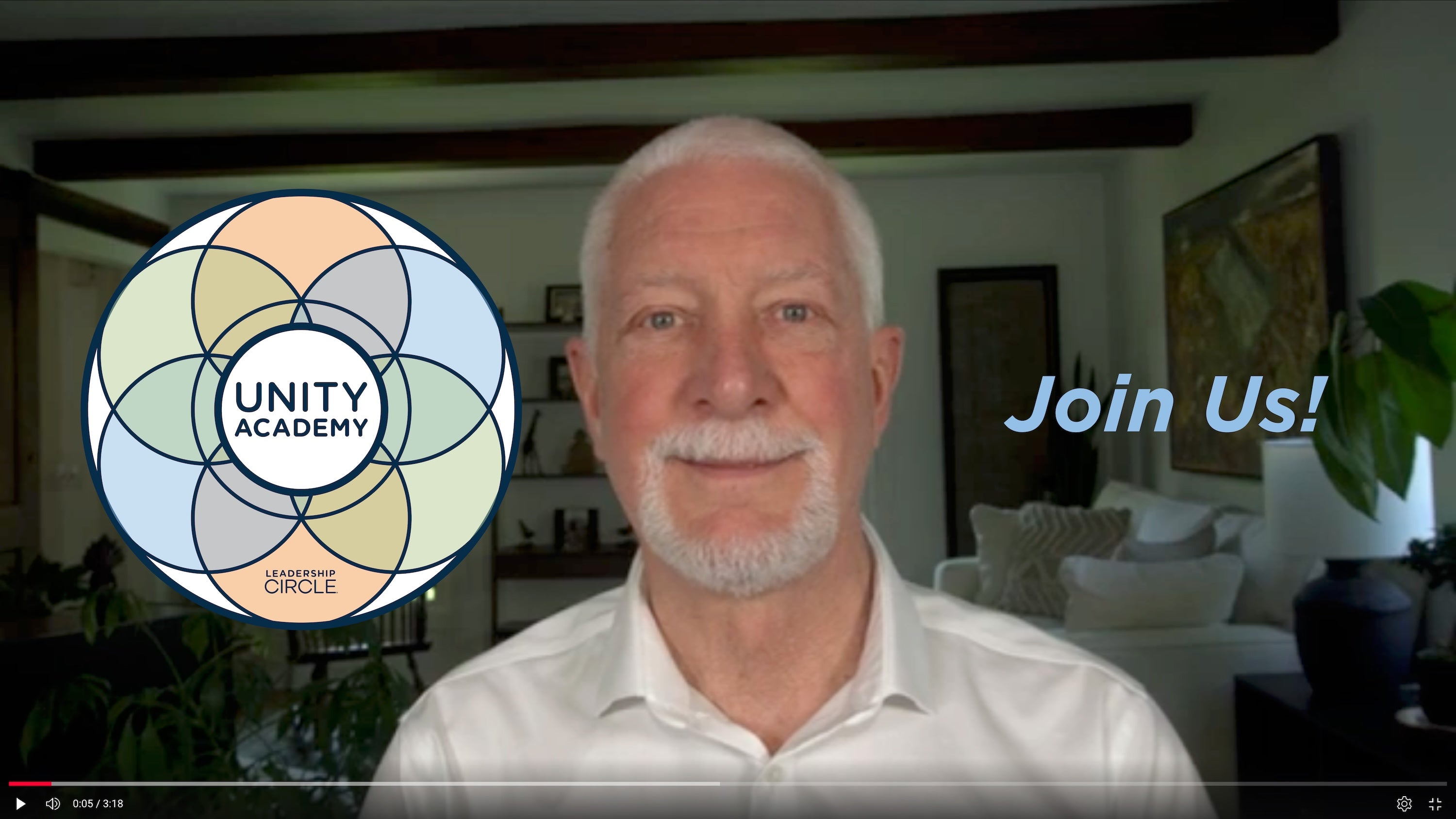 Load video: Leadership Circle Co-Founder, Bob Anderson, discusses some of what to expect in the new Leadership Circle Unity Academy. The Unity Academy is a community of transformation and a master practitioner school for Unity in-formed integral practice—the practice of conscious leadership, consulting, and coaching beyond the Creative level.Learn more and join us! https://leadershipcircle.com/unity-academy/